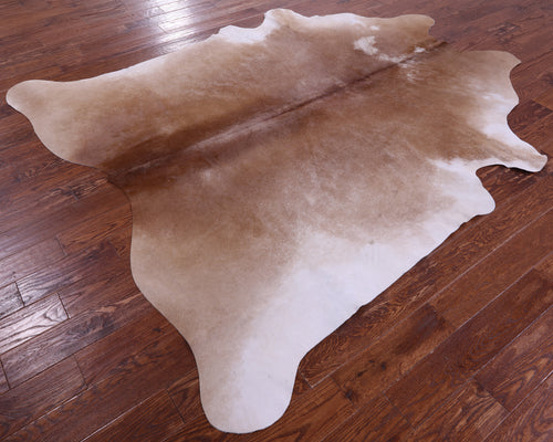 Light Brown Natural Cowhide Rug - XX-Large 8' 4