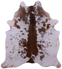 Thumbnail for Brown Salt & Pepper Natural Cowhide Rug - XX-Large 7' 8