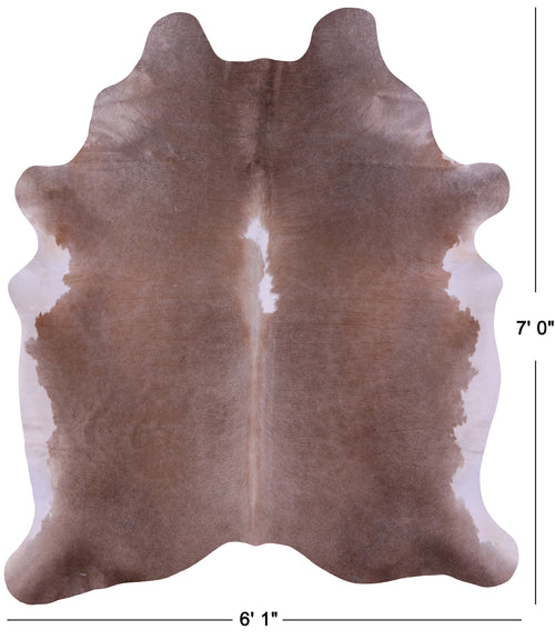Champagne Natural Cowhide Rug - X-Large 7' 0