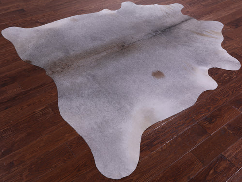 Grey Natural Cowhide Rug - X-Large 7' 0
