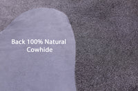 Thumbnail for Grey Natural Cowhide Rug - X-Large 7' 0