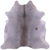 Thumbnail for Grey Natural Cowhide Rug - X-Large 7' 0