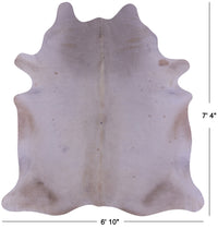 Thumbnail for Beige Natural Cowhide Rug - XX-Large 7' 4