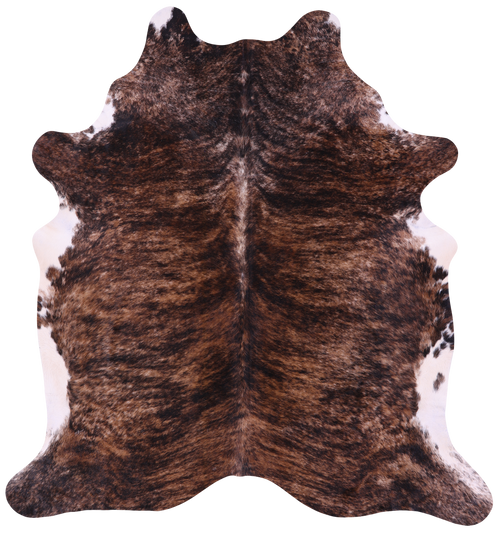 Brindle Natural Cowhide Rug - X-Large 7' 3