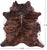 Brindle Natural Cowhide Rug - X-Large 7' 3"H x 6' 9"W