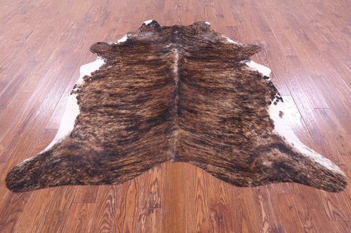 Brindle Natural Cowhide Rug - X-Large 7' 3