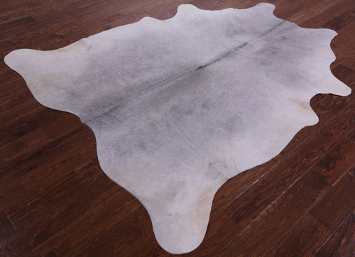 Grey Natural Cowhide Rug - X-Large 7' 1