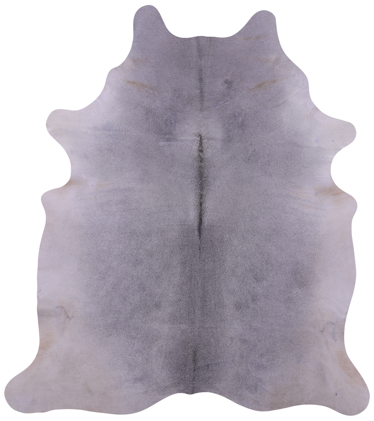 Grey Natural Cowhide Rug - X-Large 7' 1"H x 6' 3"W