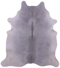 Thumbnail for Grey Natural Cowhide Rug - X-Large 7' 1