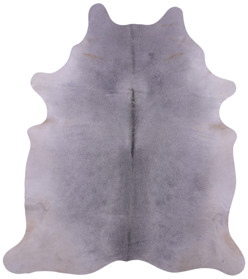 Grey Natural Cowhide Rug - X-Large 7' 1