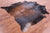 Dark Brown Natural Cowhide Rug - XX-Large 7' 7"H x 7' 1"W