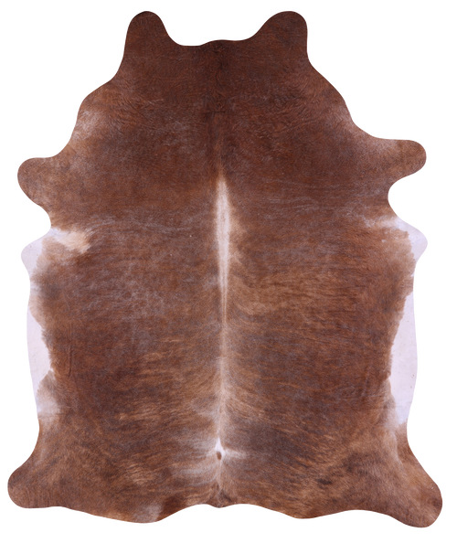 Light Brindle Natural Cowhide Rug - XX-Large 8' 1