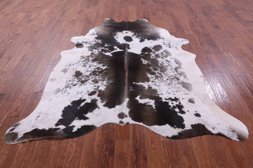 Brown Salt & Pepper Natural Cowhide Rug - XX-Large 7' 9
