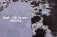 Thumbnail for Brown Salt & Pepper Natural Cowhide Rug - XX-Large 7' 9