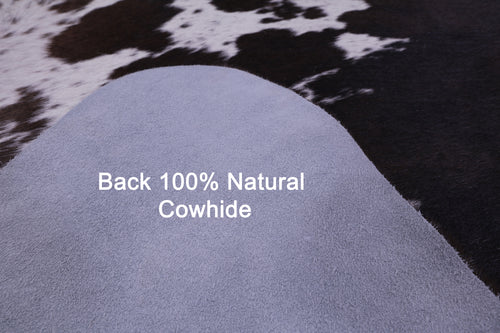 Brown Salt & Pepper Natural Cowhide Rug - XX-Large 7' 4