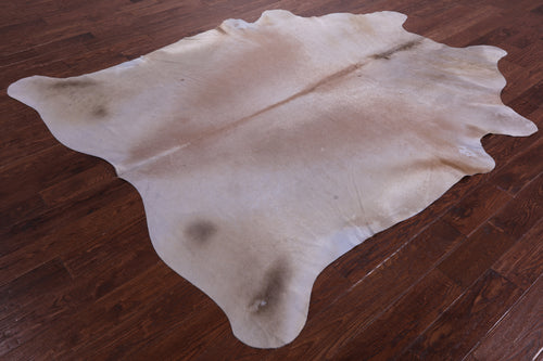 Beige Natural Cowhide Rug - XX-Large 8' 1