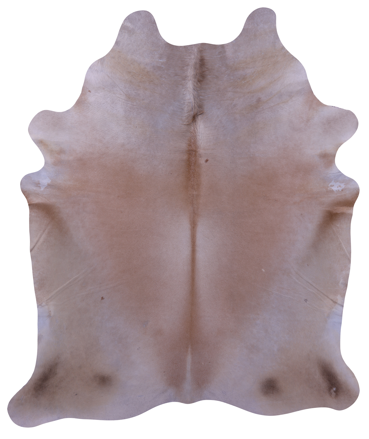 Beige Natural Cowhide Rug - XX-Large 8' 1"H x 6' 10"W