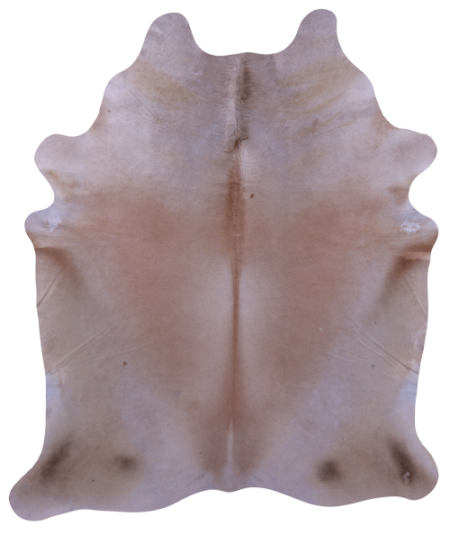 Beige Natural Cowhide Rug - XX-Large 8' 1