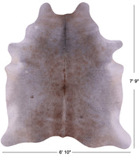 Thumbnail for Grey Natural Cowhide Rug - XX-Large 7' 9