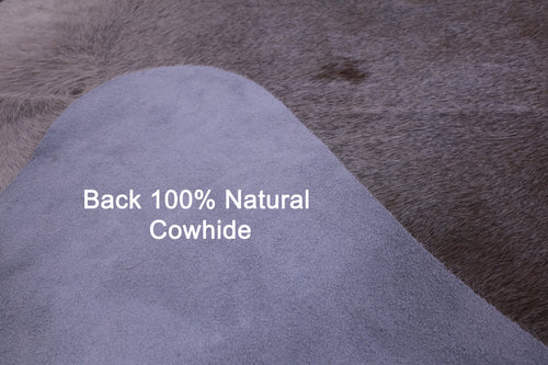 Grey Natural Cowhide Rug - XX-Large 7' 9