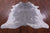 Grey & White Natural Cowhide Rug - X-Large 7' 1"H x 6' 5"W