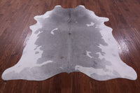 Thumbnail for Grey & White Natural Cowhide Rug - X-Large 7' 1