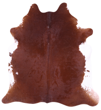 Thumbnail for Brown & White Natural Cowhide Rug - XX-Large 7' 5