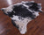 Black Salt & Pepper Natural Cowhide Rug - XX-Large 8' 0"H x 6' 7"W