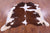 Brown & White Natural Cowhide Rug - XX-Large 8' 0"H x 6' 8"W