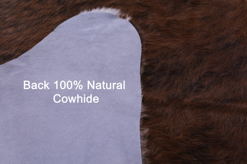 Light Brindle Natural Cowhide Rug - XX-Large 7' 9