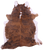 Light Brindle Natural Cowhide Rug - XX-Large 7' 9"H x 6' 7"W