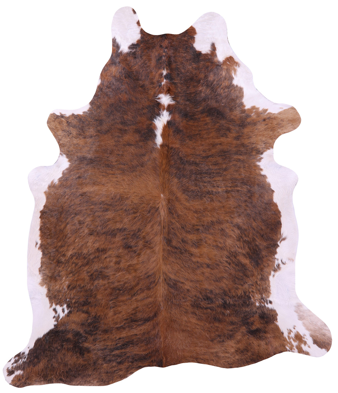 Light Brindle Natural Cowhide Rug - XX-Large 7' 9"H x 6' 7"W