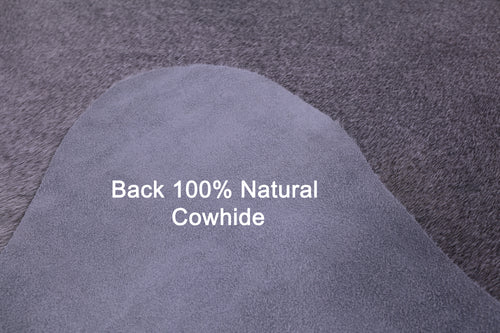 Grey Natural Cowhide Rug - XX-Large 7' 4