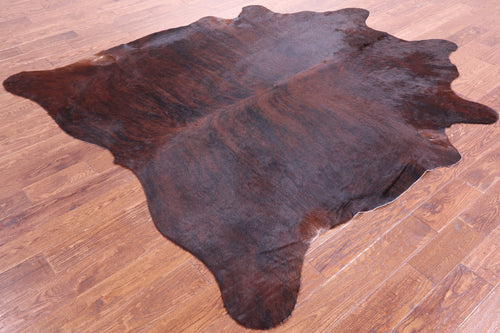 Dark Brindle Natural Cowhide Rug - XX-Large 8' 0