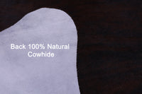 Thumbnail for Dark Brindle Natural Cowhide Rug - XX-Large 8' 0