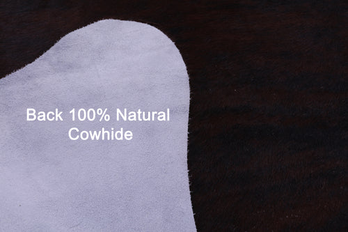Dark Brindle Natural Cowhide Rug - XX-Large 8' 0