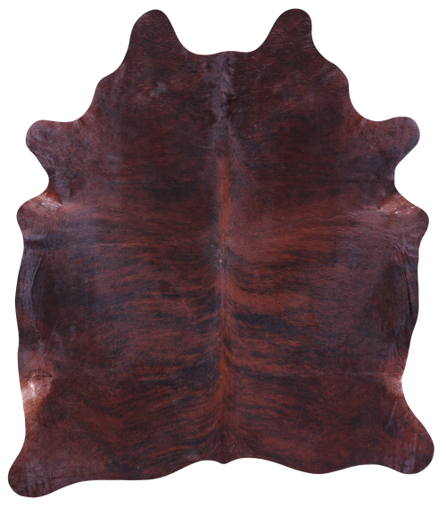 Dark Brindle Natural Cowhide Rug - XX-Large 8' 0