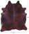 Dark Brindle Natural Cowhide Rug - XX-Large 8' 0"H x 6' 10"W
