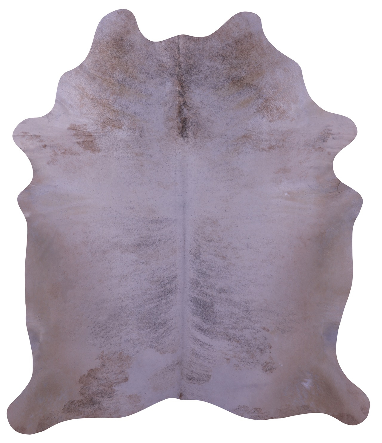 Grey Brindle Natural Cowhide Rug - XX-Large 7' 5"H x 6' 5"W