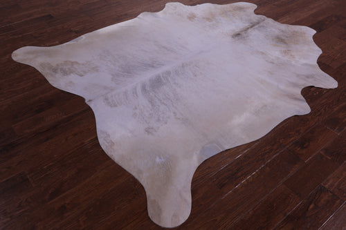 Grey Brindle Natural Cowhide Rug - XX-Large 7' 5