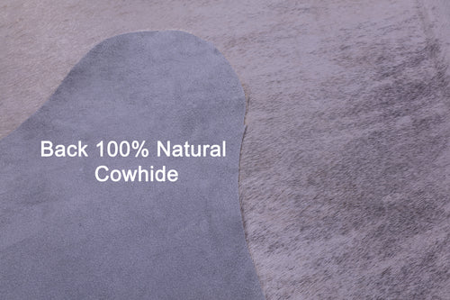 Grey Brindle Natural Cowhide Rug - XX-Large 7' 5