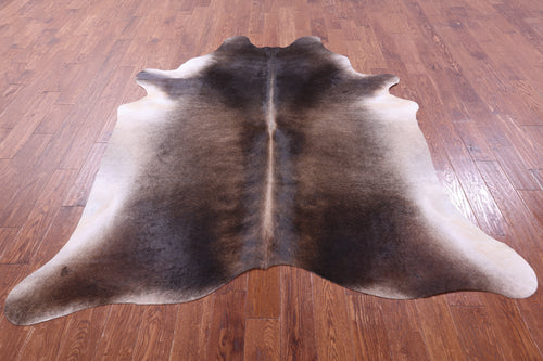 Dark Brown Natural Cowhide Rug - XX-Large 7' 8