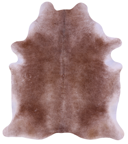 Light Brown Natural Cowhide Rug - XX-Large 7' 8"H x 6' 8"W