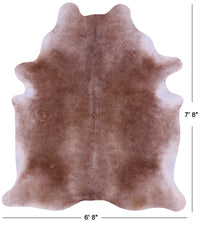 Thumbnail for Light Brown Natural Cowhide Rug - XX-Large 7' 8
