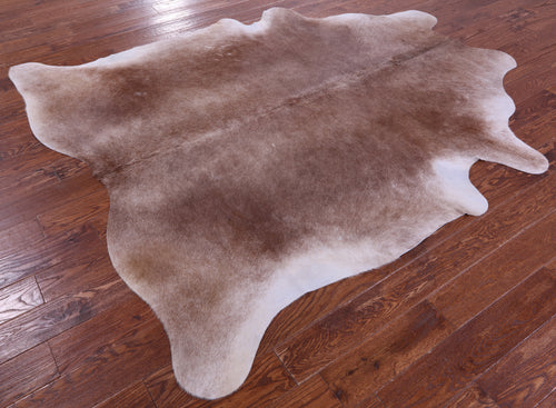 Light Brown Natural Cowhide Rug - XX-Large 7' 8