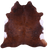Brindle Natural Cowhide Rug - X-Large 7' 2"H x 7' 3"W