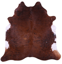 Thumbnail for Brindle Natural Cowhide Rug - X-Large 7' 2
