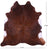 Brindle Natural Cowhide Rug - X-Large 7' 2"H x 7' 3"W