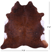 Thumbnail for Brindle Natural Cowhide Rug - X-Large 7' 2