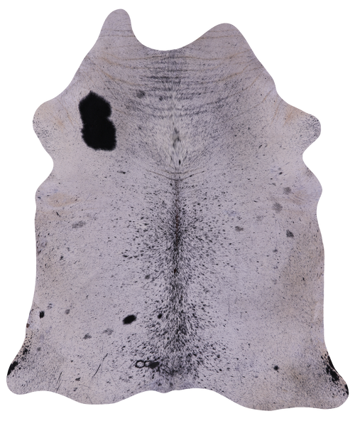 Black Salt & Pepper Natural Cowhide Rug - XX-Large 8' 0